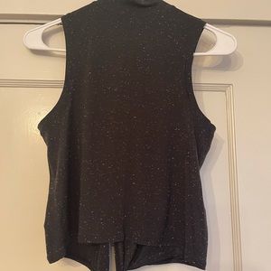 Lulu halter tank top with a tie at the bottom!